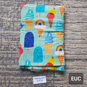 Little Sleepies Blue Rainbow Sprinkles Swaddle